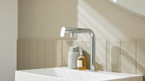 Mischbatterie Interliving aus Metall in Chrom Interliving Bad Serie 7490 – Mischbatterie verchromtes Metall