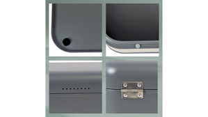 Brotkasten Kela | keck & lang aus Metall in Dunkelgrau kela Brotkasten Frisca dunkelgraues Metall  - ca.  43 x 18 cm