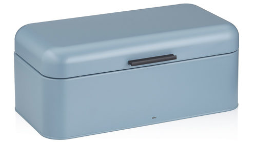 Brotkasten Kela | keck & lang aus Metall in Blau kela Brotkasten Frisca blaues Metall  - ca.  43 x 18 cm