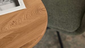 Esstisch Interliving aus Holz in Holzfarben Interliving Esszimmer Serie 5121 – Esstisch Charakter-Eiche & schwarzes Metall – ca. 200 x 100 cm