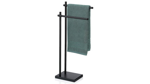 Handtuchhalter Kela | keck & lang aus Metall in Schwarz kela Handtuchhalter Devin Schwarz – ca. 18 x 79 cm