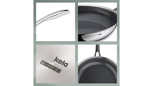 Bratpfanne Kela | keck & lang aus Metall in Metallfarben kela Bratpfanne Flavoria Edelstahl – Durchmesser ca. 24 cm