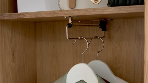 Garderoben-Set Interliving aus Holz in Holzfarben Interliving Garderoben Serie 6014 - Set 81 Wildeiche & Granitfurnier - dreiteilig