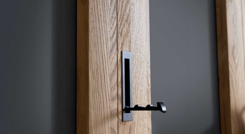 Wandgarderobe Interliving aus Holz in Holzfarben Interliving Garderoben Serie 6014 - Wandgarderobe Wildeiche - ca. 15 x 181 cm