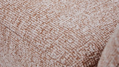 Schlafsofa Interliving aus Stoff in Rosa Interliving Schlafsofa Serie 4700 - Schlafsofa 120LÄ sienafarbener Webstoff Loft & schwarze Aluminiumfüße - Breite ca. 188 cm