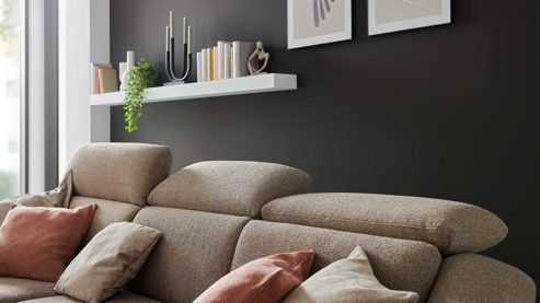 Funktion Interliving aus Metall in Transparent Interliving Sofa Serie 4461 - Kopfpolsterverstellung manuell