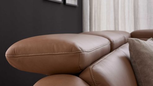 Funktion Interliving aus Metall in Transparent Interliving Sofa Serie 4461 - Kopfpolsterverstellung manuell