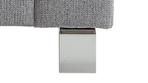 Ecksofa Dietsch. aus Stoff in Hellgrau Polsterprogramm Enjoy Select- Ecksofa platinfarbener Bezug Mito - ca. 310 x 185 cm