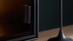 Wohnwand Interliving aus Holz in Holzfarben Interliving Wohnzimmer Serie 2033 - Wohnwand V12601 Asteiche - dreiteilig, Breite ca. 303 cm