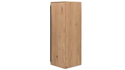 Wohnwand Interliving aus Holz in Holzfarben Interliving Wohnzimmer Serie 2033 - Wohnwand V12605 Asteiche - dreiteilig, Breite ca. 296 cm