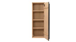 Hängeschrank Interliving aus Holz in Holzfarben Interliving Wohnzimmer Serie 2033 - Hängeschrank 126837 Asteiche - eine Tür, Breite ca. 42 cm