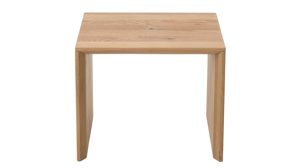 Couchtisch-Set Interliving aus Holz in Schwarz Interliving Wohnzimmer Serie 2033 - Couchtisch-Set schwarze & biancofarbene Asteiche - zweiteilig