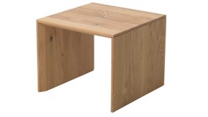 Couchtisch-Set Interliving aus Holz in Schwarz Interliving Wohnzimmer Serie 2033 - Couchtisch-Set schwarze & biancofarbene Asteiche - zweiteilig