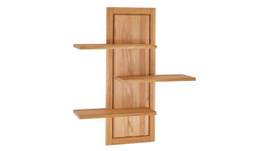 Hängeregal PARTNERRING COLLECTION aus Holz in Holzfarben PARTNERRING COLLECTION Programm Vigo - Hängeregal Eiche geölt - drei Holzböden, ca. 93 x 109 cm