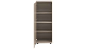 Highboard Interliving aus Holz in Grau Interliving Wohnzimmer Serie 2031 - Highboard BK18071 Grau & Risseiche - vier Türen, zwei Schubladen, Breite ca. 180 cm
