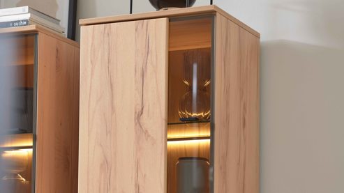 Möbelbeleuchtung Interliving aus Kunststoff in Weiß Interliving Wohnzimmer Serie 2031 - LED-Beleuchtung ZLN245 Breite ca. 45 cm - zweiteilig