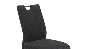 Schwingstuhl Hela aus Stoff in Anthrazit Schwingstuhl Merkur S XL Anthrazit & anthrazitfarbenes Metall