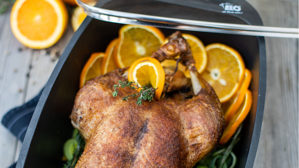 Bräter Elo® aus Metall in Schwarz ELO® Bräter Alucast Aluminiumguss – ca. 40 x 22 cm