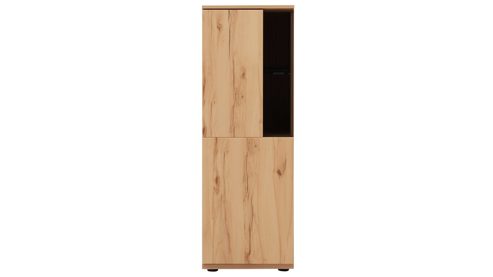 Wohnwand Interliving aus Holz in Holzfarben Interliving Wohnzimmer Serie 2031 - Wohnwand EB33002 Balkenbuche - Länge ca. 330 cm