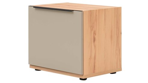 Wohnwand Interliving aus Holz in Grau Interliving Wohnzimmer Serie 2032 - Wohnwand EB27001 Grau & Risseiche- Länge ca. 270 cm