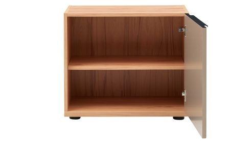 Wohnwand Interliving aus Holz in Grau Interliving Wohnzimmer Serie 2032 - Wohnwand Grau & Risseiche - Länge ca. 315 cm