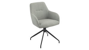 Polsterstuhl Hela aus Stoff in Hellgrün Polsterstuhl Triest S Mint Bjorn 66 & Schwarz