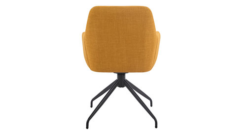 Polsterstuhl Hela aus Stoff in Gelb Polsterstuhl Triest S Gelb Bjorn 67 & Schwarz