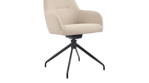 Polsterstuhl Hela aus Stoff in Beige Polsterstuhl Triest S Beige Bjorn 31 & Schwarz