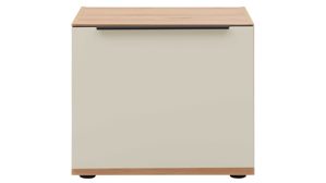 Lowboard Interliving aus Holz in Beige Interliving Wohnzimmer Serie 2032 - Lowboard LT21062 Sandbeige & Balkenbuche - dreiteilig, Länge ca. 210 cm