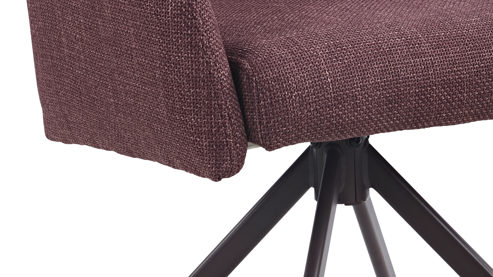 Polsterstuhl Hela aus Stoff in Lila Polsterstuhl Holly S Wildberry Bjorn 95 & Wildberry