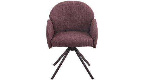 Polsterstuhl Hela aus Stoff in Lila Polsterstuhl Holly S Wildberry Bjorn 95 & Wildberry