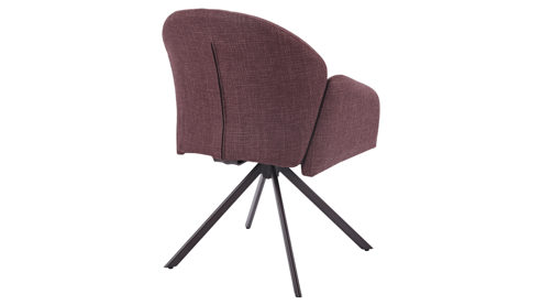 Polsterstuhl Hela aus Stoff in Lila Polsterstuhl Holly S Wildberry Bjorn 95 & Wildberry