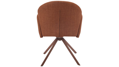 Polsterstuhl Hela aus Stoff in Orange Polsterstuhl Holly S Copper Bjorn 20 & Kupfer