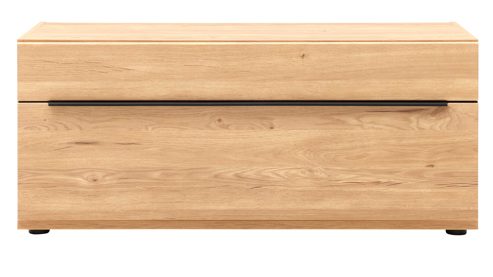 Wohnwand Interliving aus Holz in Holzfarben Interliving Wohnzimmer Serie 2032 - Wohnwand EB34501 Risseiche - Länge ca. 345 cm