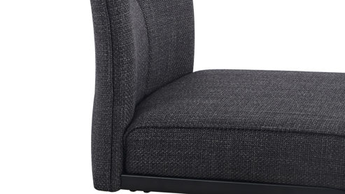 Schwingstuhl Hela aus Stoff in Anthrazit Schwingstuhl Malta IV S Anthrazit 28 & Schwarz