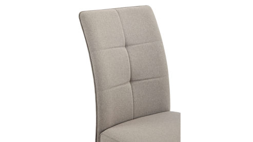 Schwingstuhl Hela aus Stoff in Braun Schwingstuhl Malta III S Schlamm Webstoff 61 & Schwarz