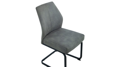 Schwingstuhl Hela aus Stoff in Anthrazit Schwingstuhl Neptun S Vintage Anthrazit 46 & Schwarz