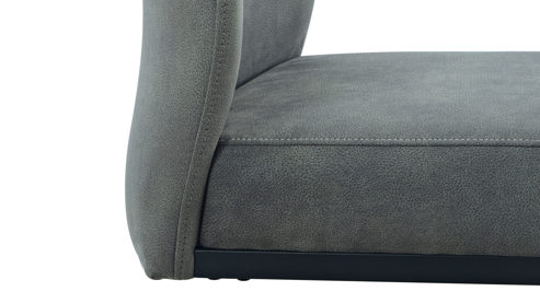 Schwingstuhl Hela aus Stoff in Anthrazit Schwingstuhl Neptun S Vintage Anthrazit 46 & Schwarz