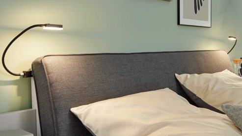 Möbelbeleuchtung Interliving aus Metall in Anthrazit Interliving Kleiderschrank Serie 1207 – Flexleuchten-Set 80033 zweiteilig