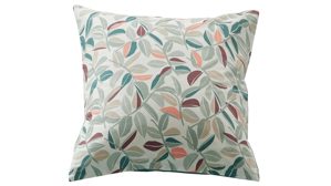 Bettwäsche-Set Interliving aus Stoff in Mehrfarbig Interliving Bettwäsche Serie 9131 floral pastellfarbener & dunkelgrüner Baumwollsatin - ca. 155 x 220 cm