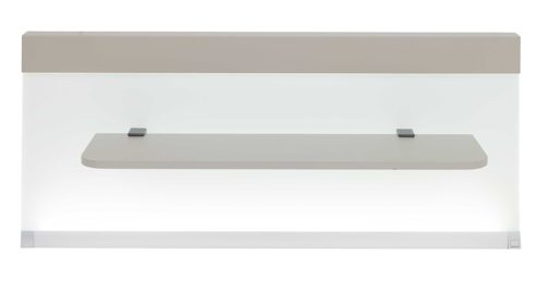 Möbelbeleuchtung Interliving aus Holz in Weiß Interliving Schlafzimmer Serie 1032 – Komplettzimmer mit Beleuchtung Weiß & Kieselgrau - Liegefläche ca. 180 x 200 cm