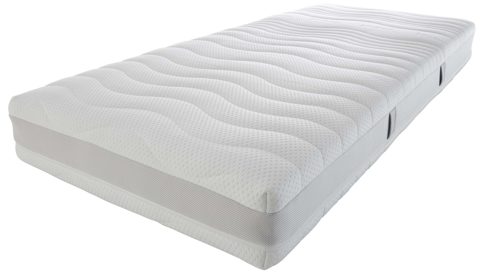 Kaltschaummatratze Interliving aus Stoff in Weiß Interliving Matratze Medikontur 1910 Kaltschaum, H3 – Liegefläche ca. 140 x 200 cm
