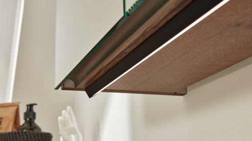 Badmöbel-Set Interliving aus Holz in Holzfarben Interliving Bad Serie 7402 – Badmöbel-Set Havanna Eiche