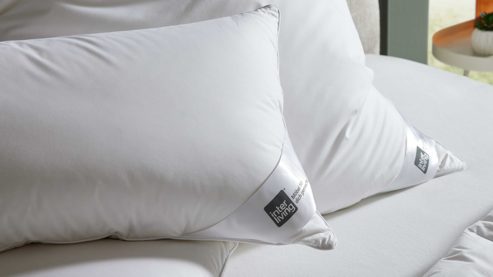 Kopfkissen Interliving aus Federn + Daunen in Weiß Interliving Kopfkissen Serie 9212 - 3-Kammerkissen 640 g Federn & Daunen - ca. 40 x 80 cm