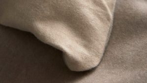 Bettwäsche-Set Interliving aus Stoff in Beige Interliving Bettwäsche Serie 9118 - Biberbettwäsche Creme & Cappuccino - ca. 80 x 80 cm und 150 x 200 cm
