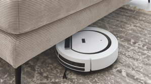 Ecksofa SOFAkultur aus Stoff in Beige SOFAkultur Programm SK 711 - Ecksofa sandfarbener Feincord & schwarze Metallfüße - Stellfläche ca. 272 x 190 cm