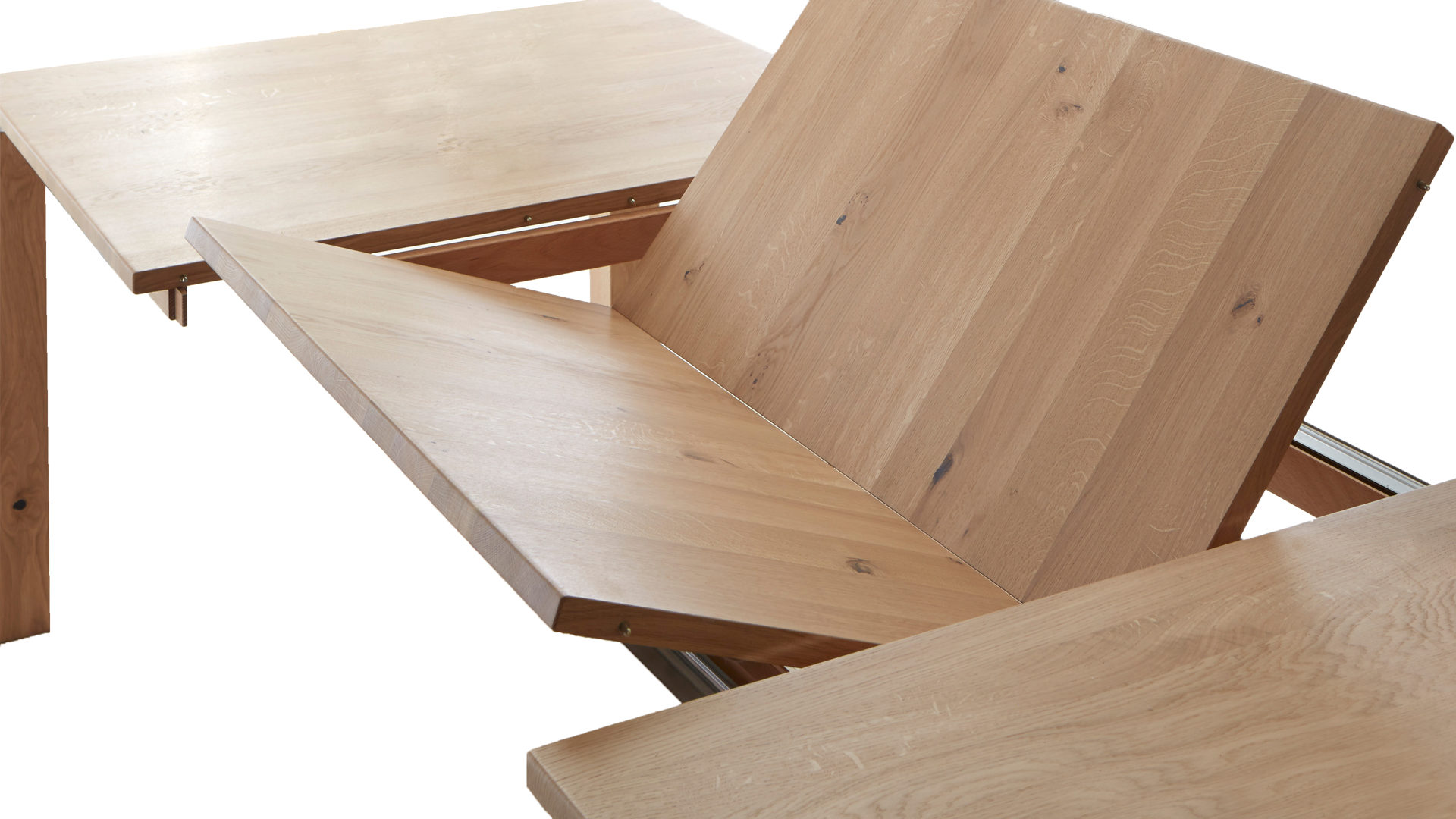 Auszugtisch Venjakob aus Holz in Holzfarben VENJAKOB Auszugtisch Multiflex als praktisches Esszimmermöbel hell geöltes Wildeichefurnier  - ca. 190 – 290 x 100 cm